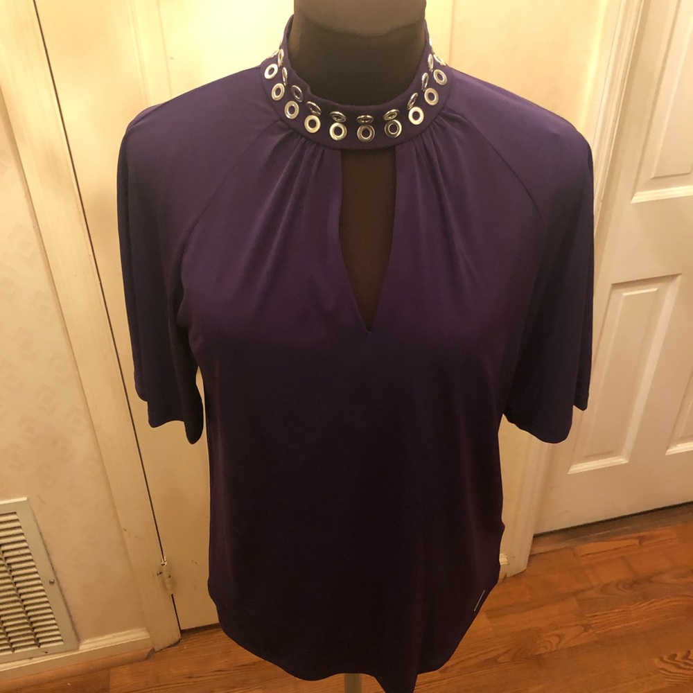 Michael Kors Sz S Purple 💜 Blouse